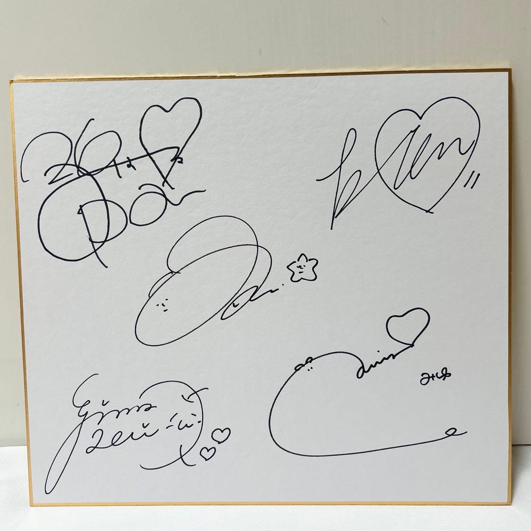 26時のマスカレイド サイン色紙