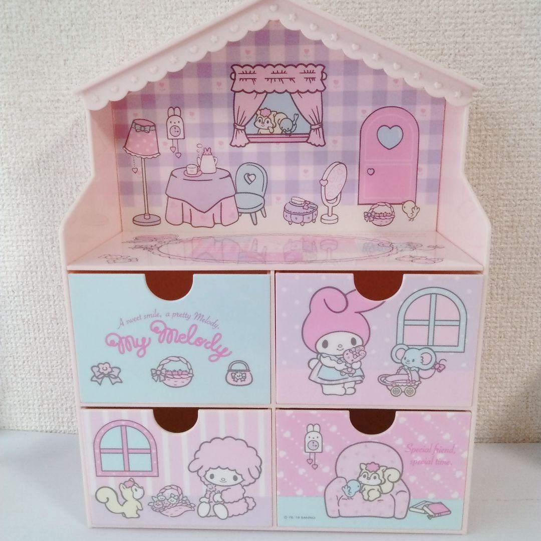 サンリオ　マイメロ Sanrio マイメロディ おうち形プラチェスト