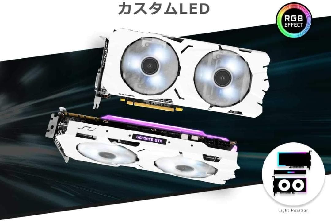 送料無料★玄人志向★GALAKURO★GK-GTX1080-E8GB/WHITE