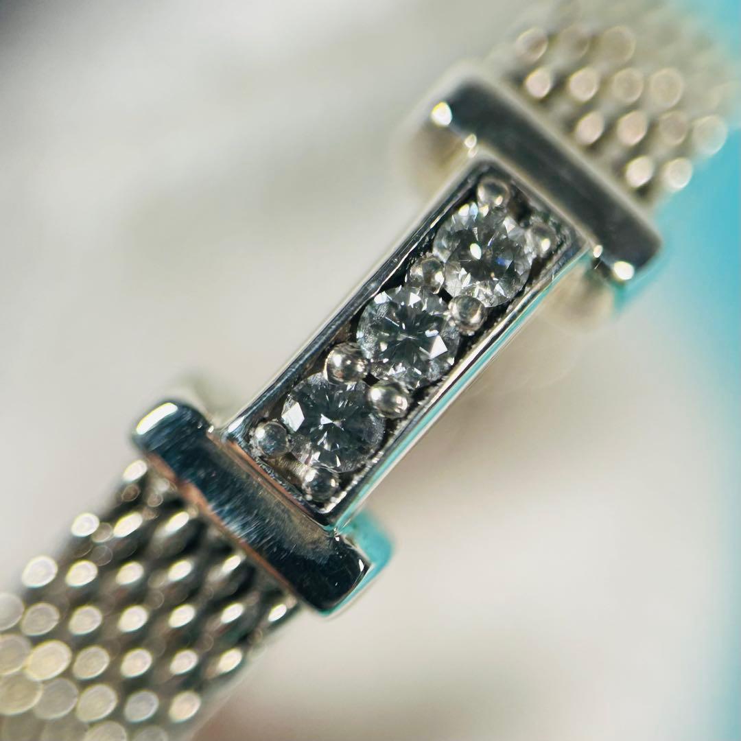 ふ*ん様 新品仕上済✨ティファニー Tiffany サマセット 3Pダイヤ リン