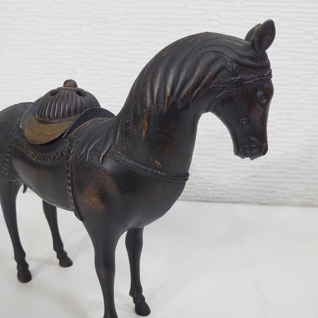 馬の香炉 約25cm ブロンズ 干支 置物