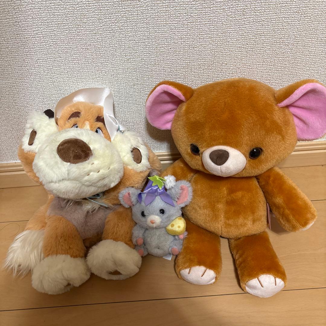 ディズニー ナナ　マイケル　ショルダーバッグ　ポシェット　チーズぬいぐるみ