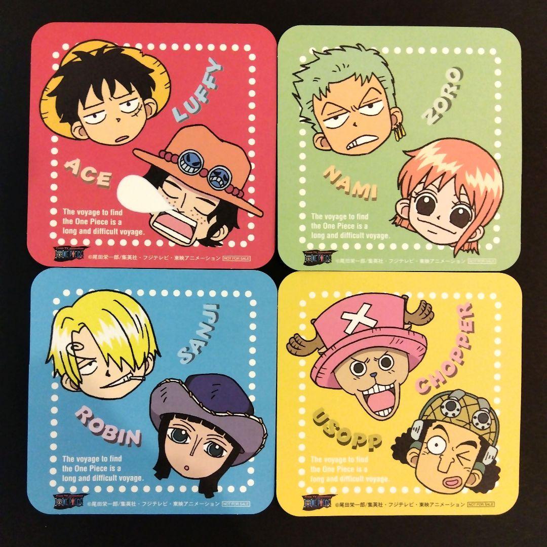 ONEPIECE アニメイト 特典 コースター 当時物 レア 希少 ゾロ サンジ