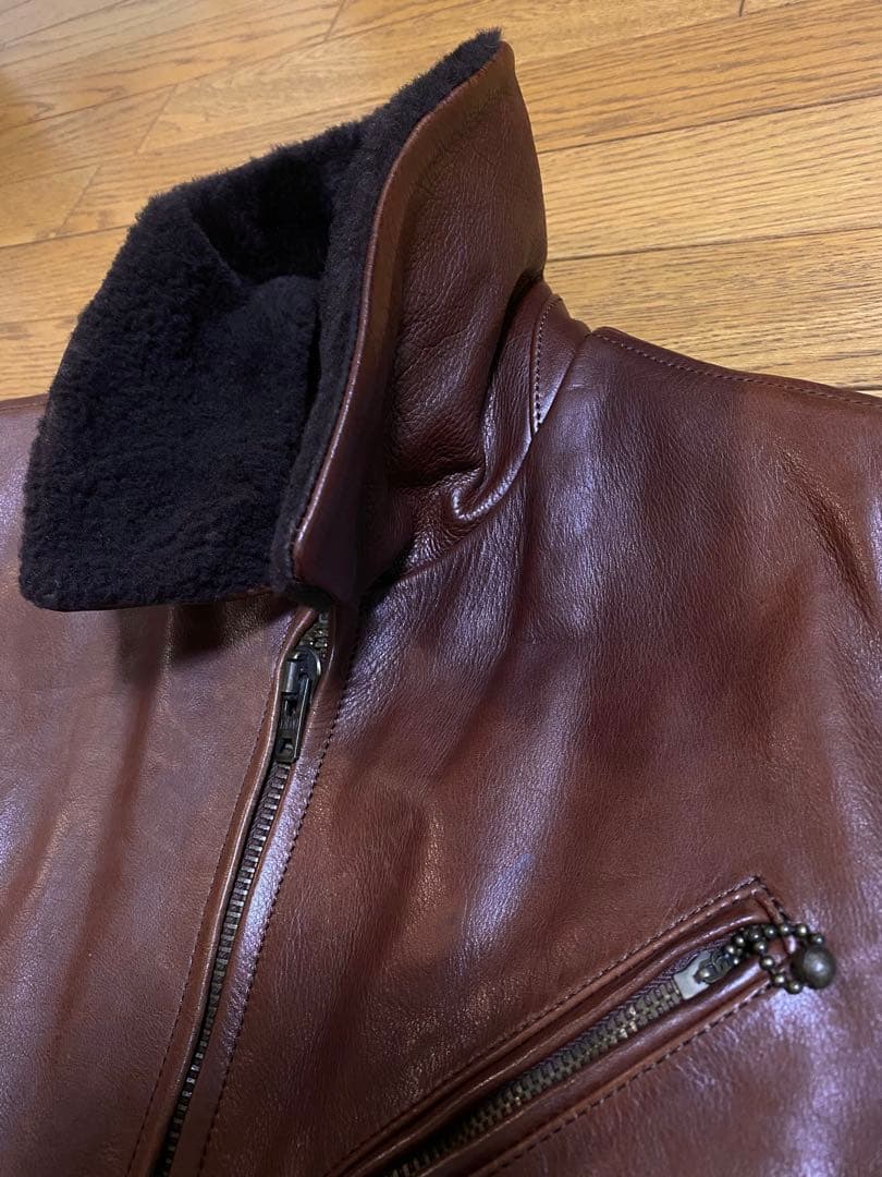 限定値下ケルトアンドコブラCelt&CobraムートンボアレザージャケットM