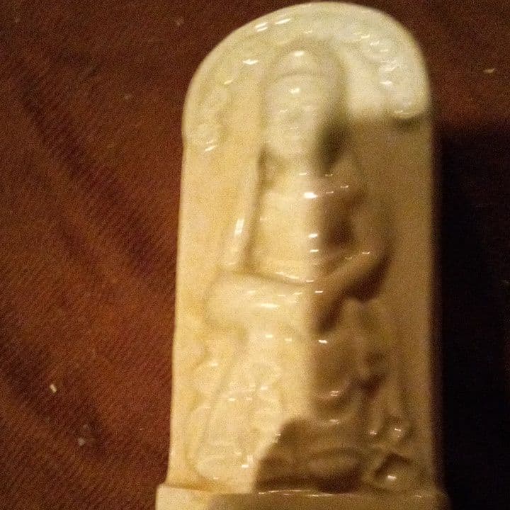 中国陶磁器　定窯　観音像