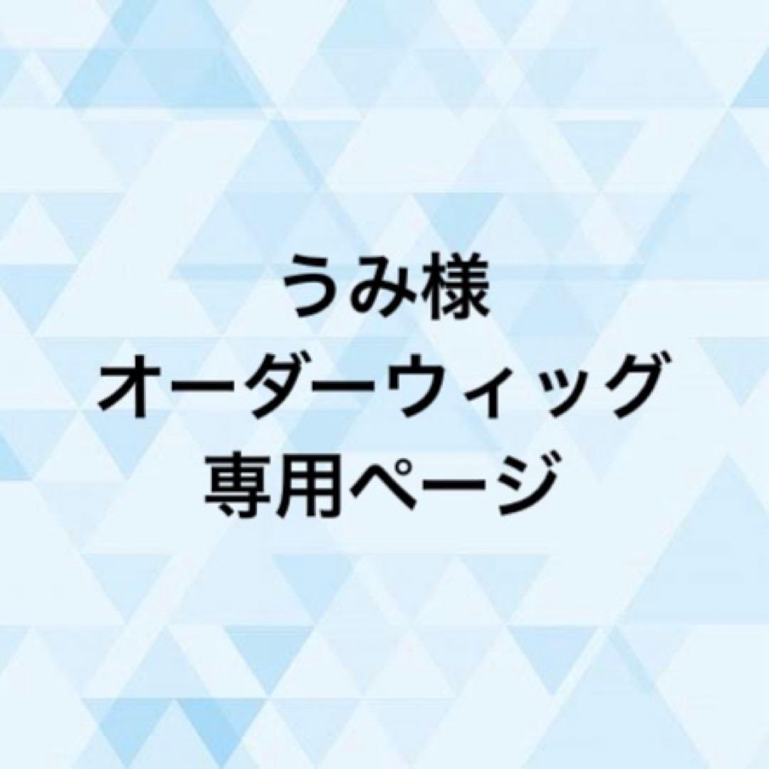 うみ様 オーダーウィッグ 《波羅夷空却》