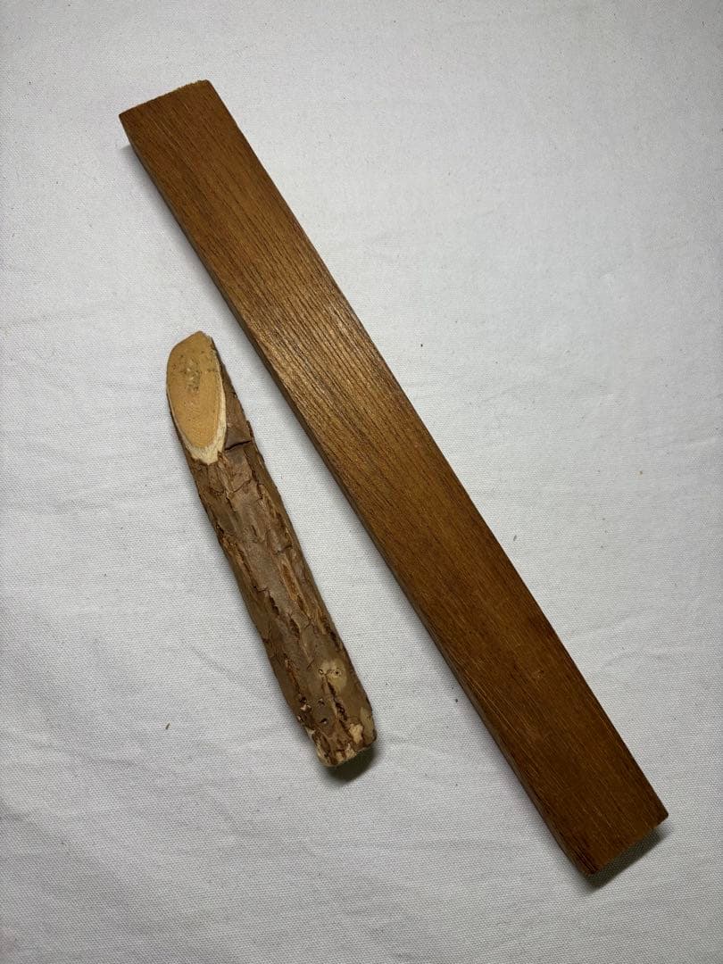 未使用 茶道具 座箒 火箸 水屋釻 釜据え 板釜敷 他 炭手前