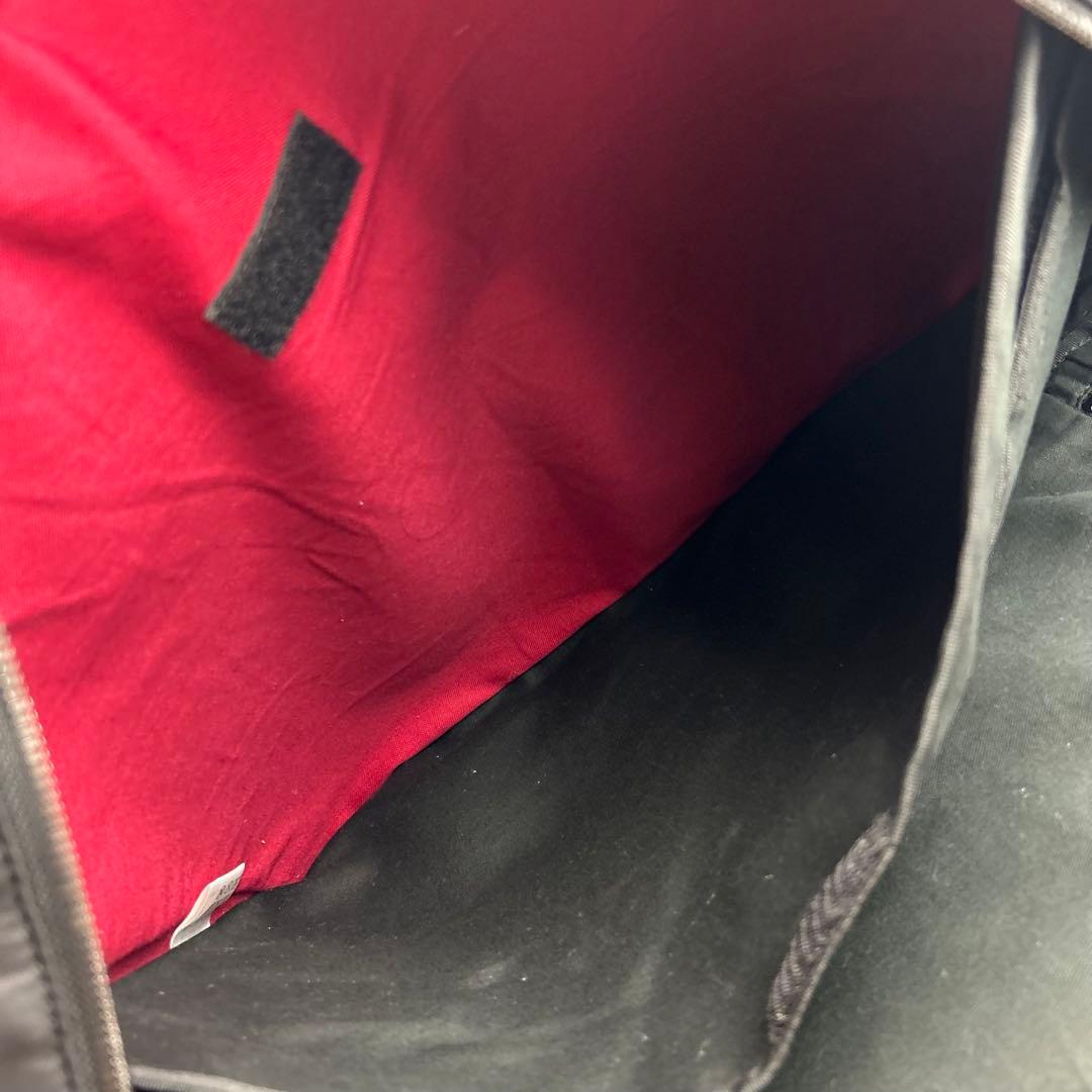 【美品】ブラックレーベル　ビジネスバッグ　リュック　3way チェック　2層