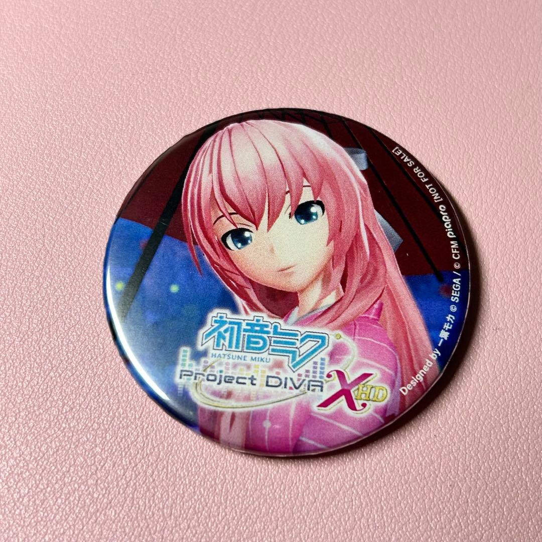 14 初音ミク Project DIVA X HD 体験会 巡音ルカ 缶バッジ