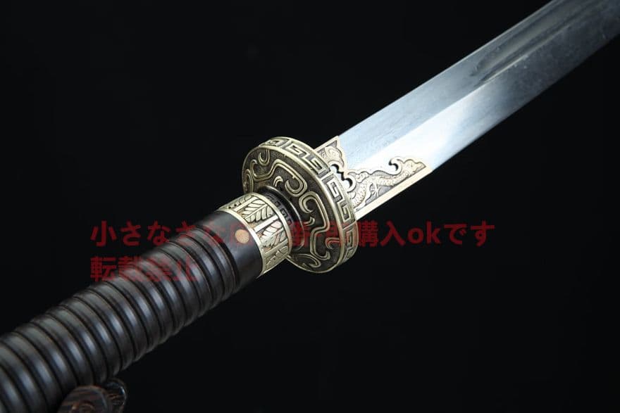 26寸定坤神刀（黒檀金）武具　刀装具　日本刀　模造刀 居合刀
