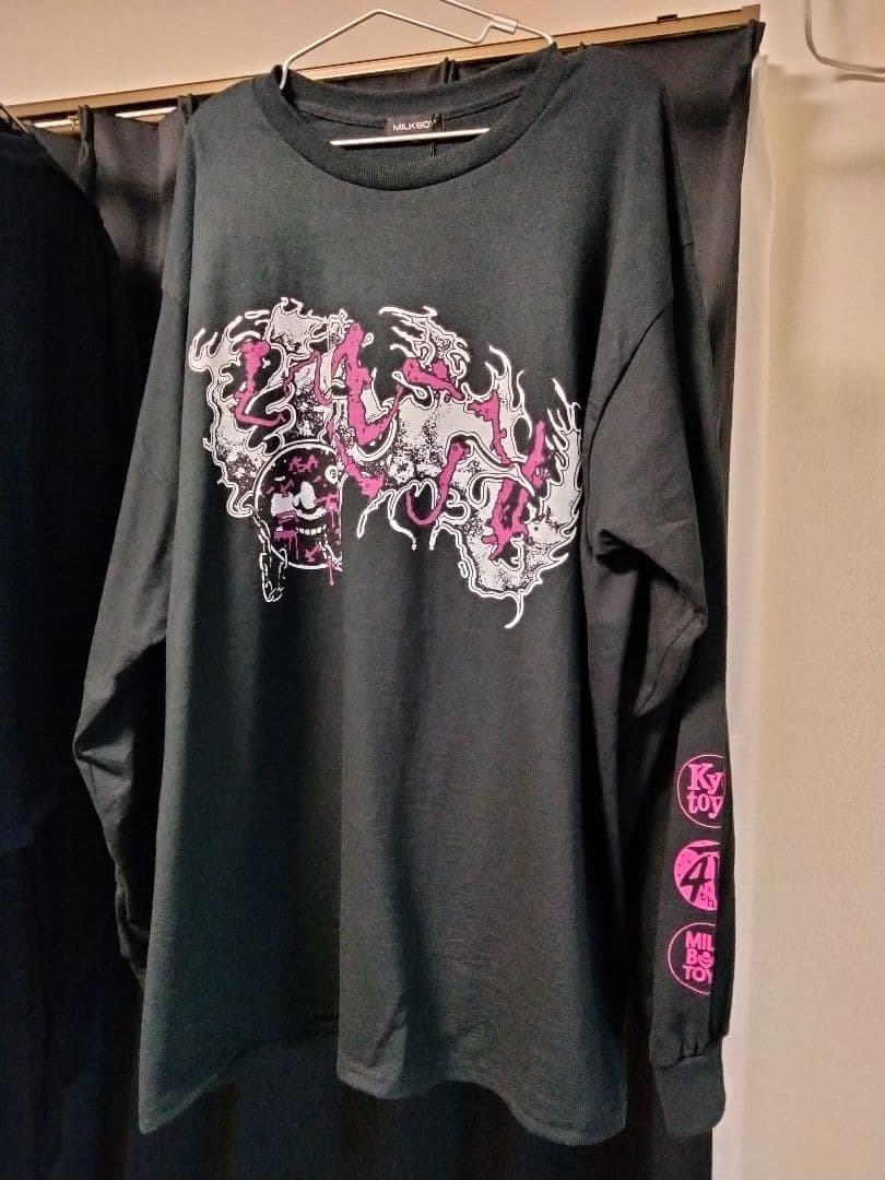 ミュージシャン KYOTOYS UUU 4th LOGO L.S. TEE