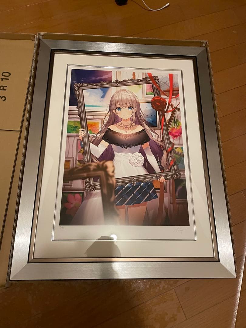 necömi 版画　frame 直筆サイン入り