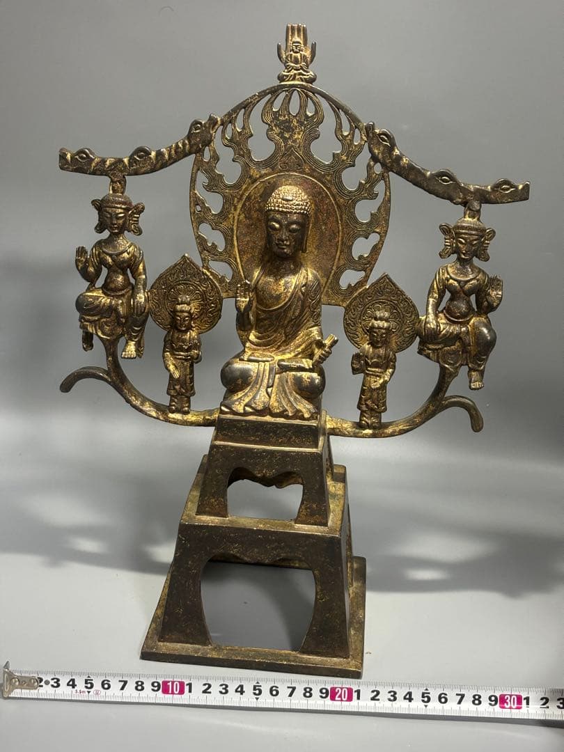 仏教古美術 純銅 文化遺産 文化財仏像伝承　 仏像 伝統的デザイン