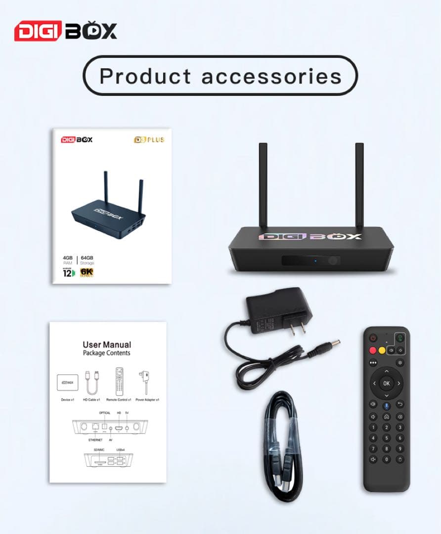 最も人気あるテレビボックス DIGIBOX D3 PLUSライブテレビボックス