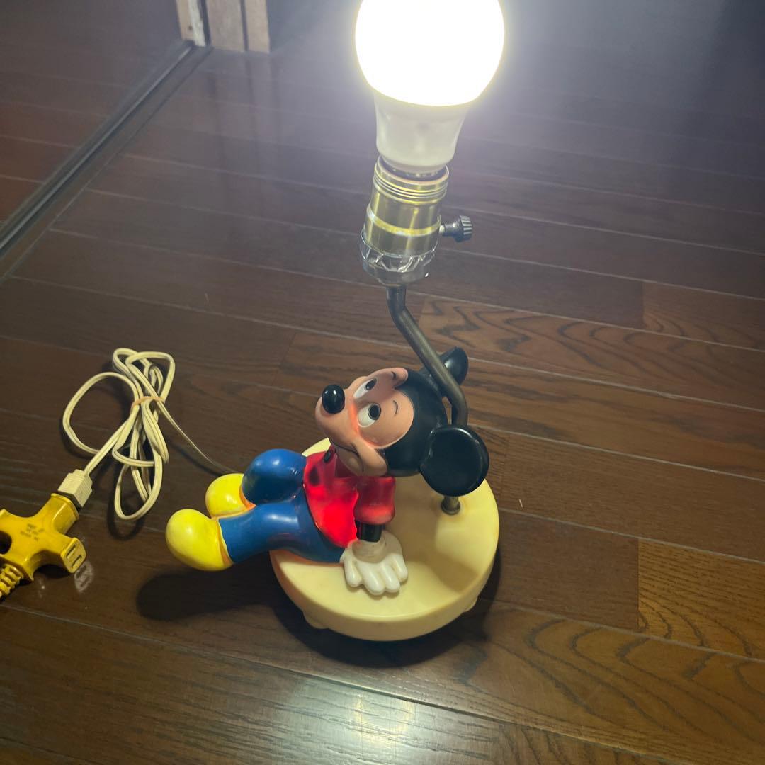 ミッキーマウス　ランプ　1970年代　ビンテージ