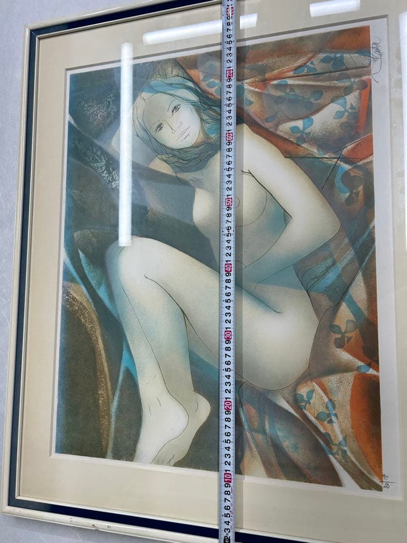 ジャン=バティスト・バラディエ 絵画　人物画 リトグラフ 裸婦画 サイン有り