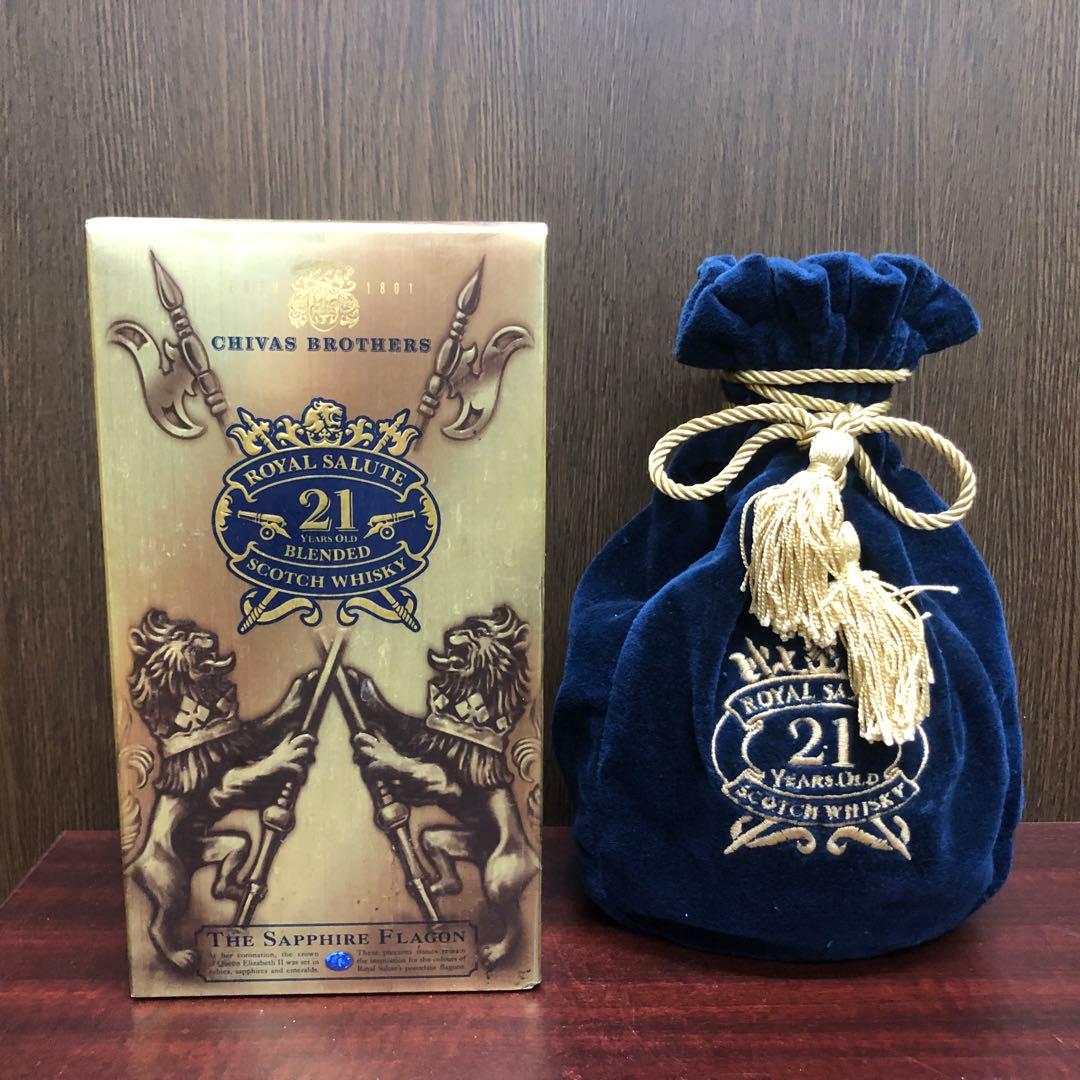 シーバス ロイヤルサルート 21年 青 700ml / 40% / 未開栓