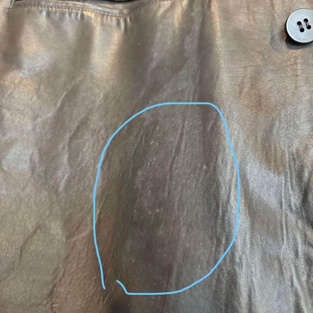 80s Y's for men WORKSHOP レディースレザーコート