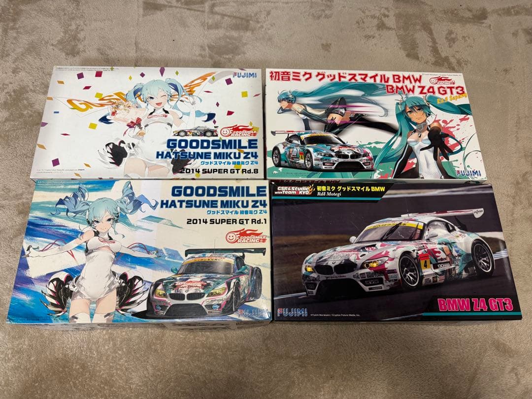 フジミ 1/24 グッドスマイル 初音ミク Z4 SUPER GT 4種セット