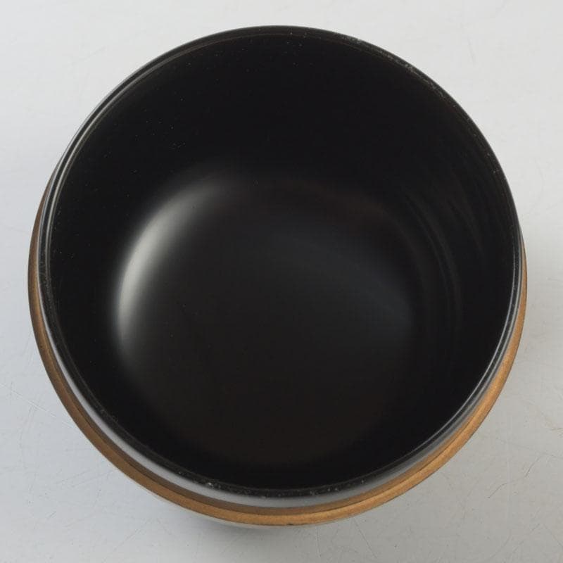 茶道具　三辻雪里作　若松蒔絵　棗　共布共箱　V　9316