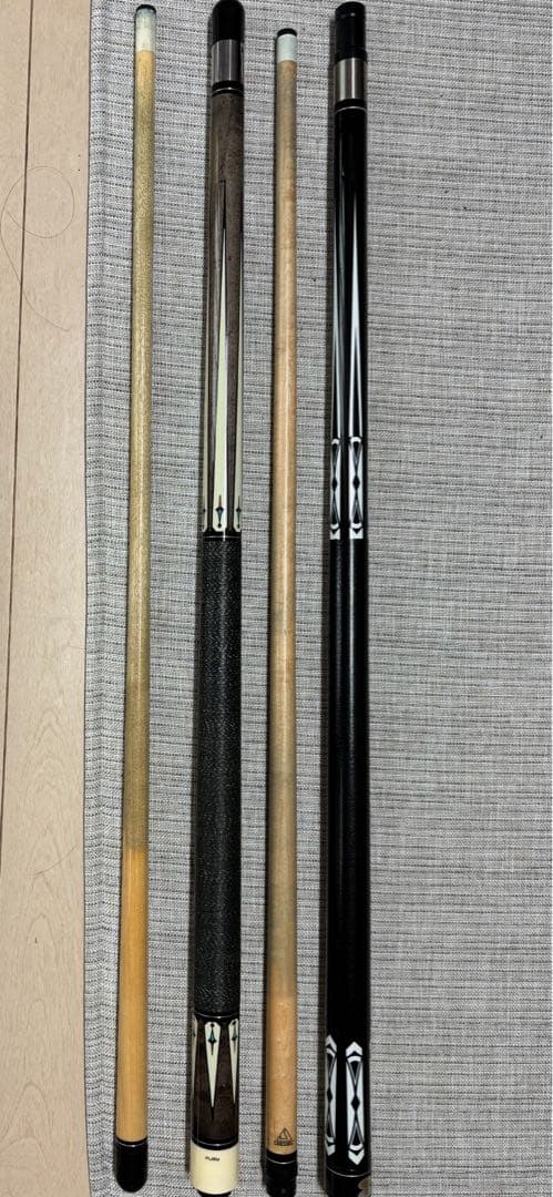 FURY cuesoul ビリヤードキュー2本セットと付属品
