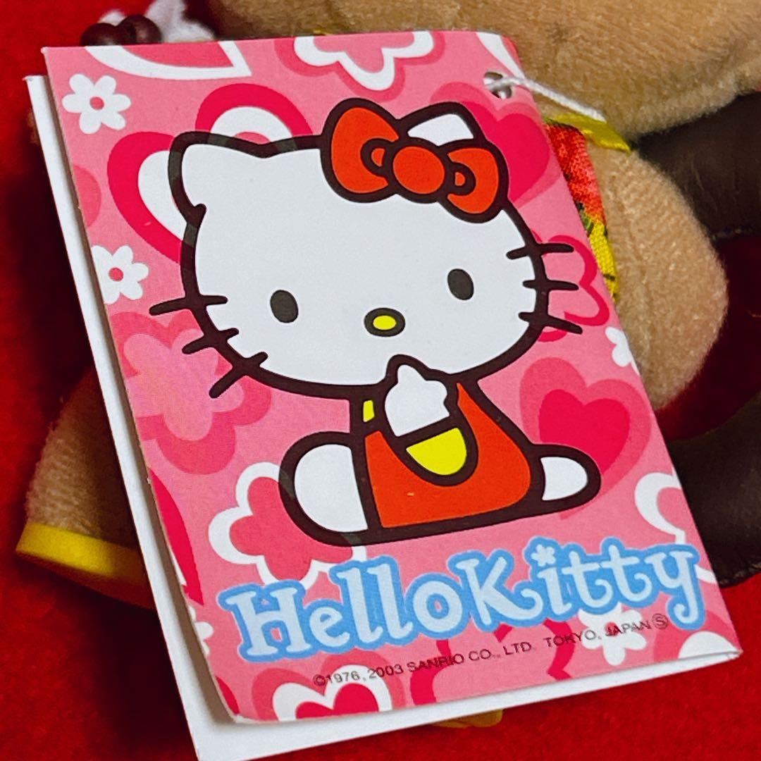 ハローキティ サマーマスコット水着（茶） 日焼け ぬいぐるみ サンリオ