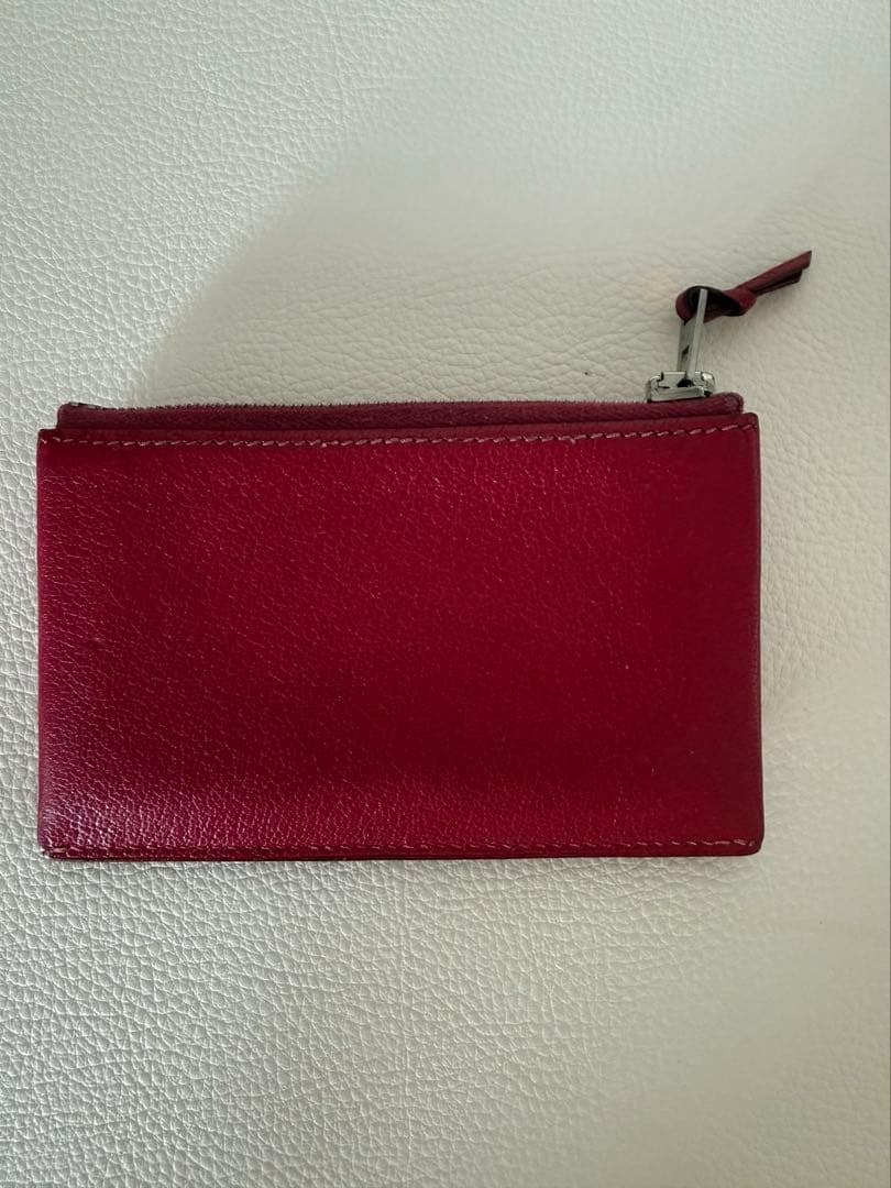 HERMES エルメス レザー フラグメントケース ケース ボルドー系
