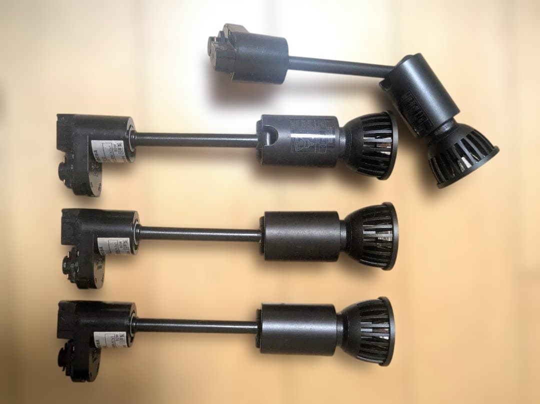 メルダクトレール用LEDライト25個セットASE940195黒