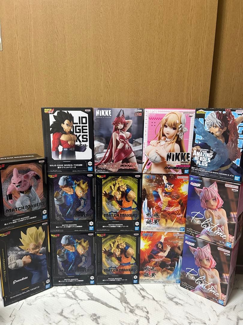 ドラゴンボール、NIKKE、ホロライブフィギュア 14個まとめ売り