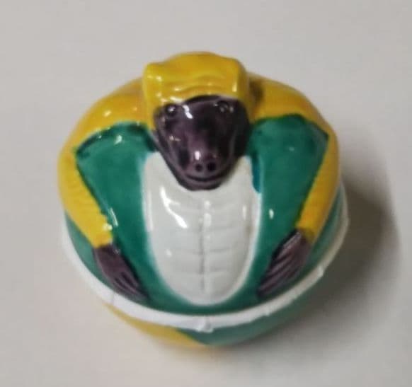 茶道具 交趾 狸 香合 手塚玉堂