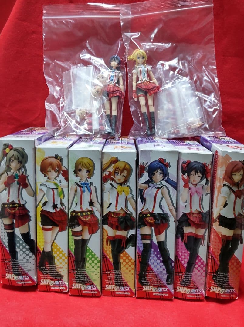 9体セット　S.H.figuarts　ラブライブ　僕らは今のなかでVer.