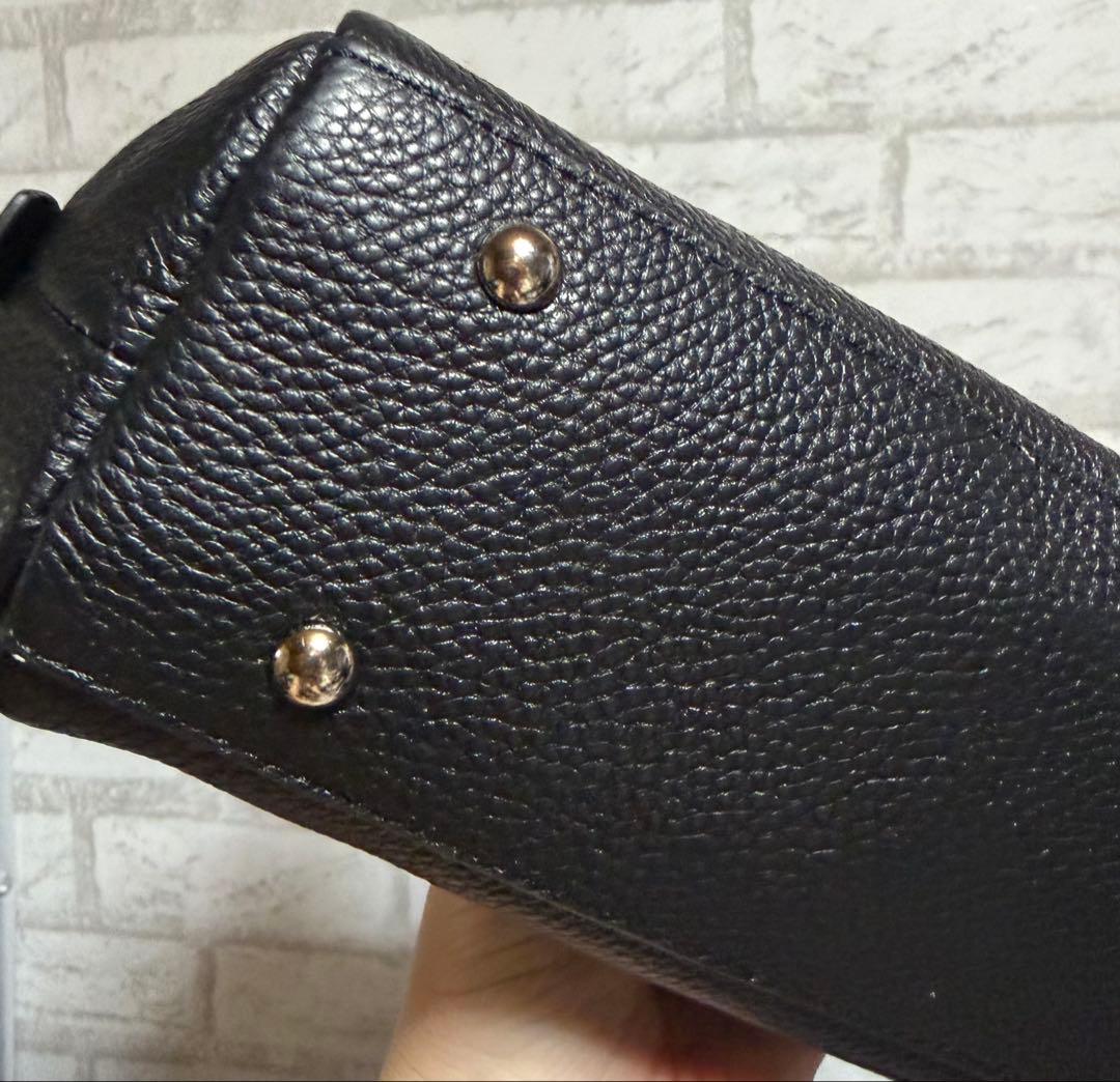 イアパピヨネ ear PAPILLONNER スタッズボストンバッグ ブラック