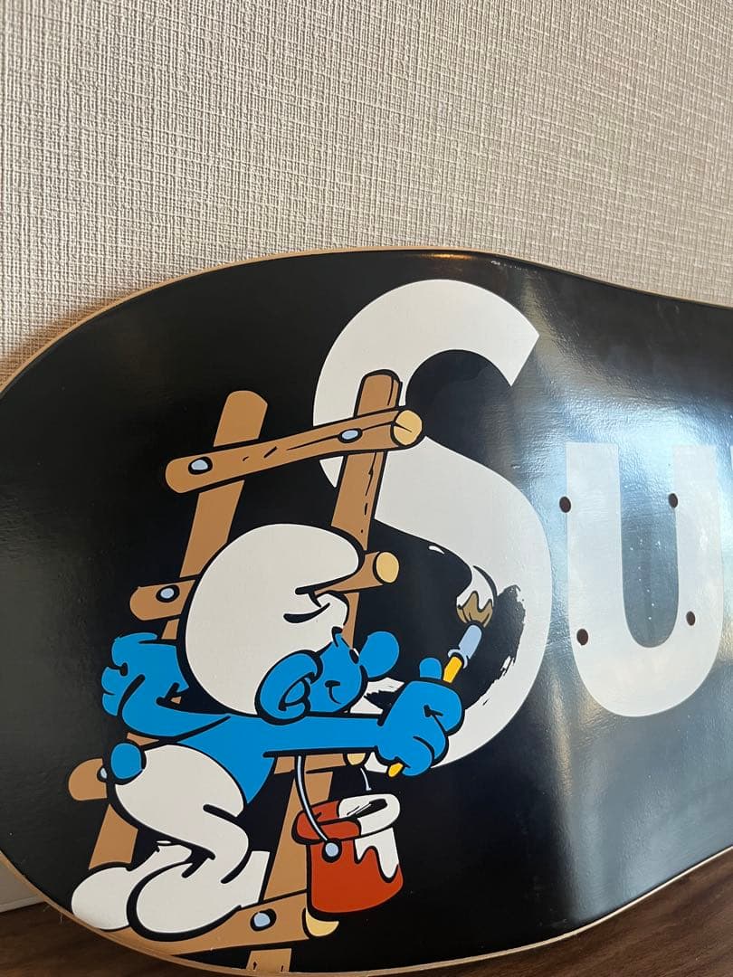 supreme シュプリーム スマーフ スケボー デッキ ブラック