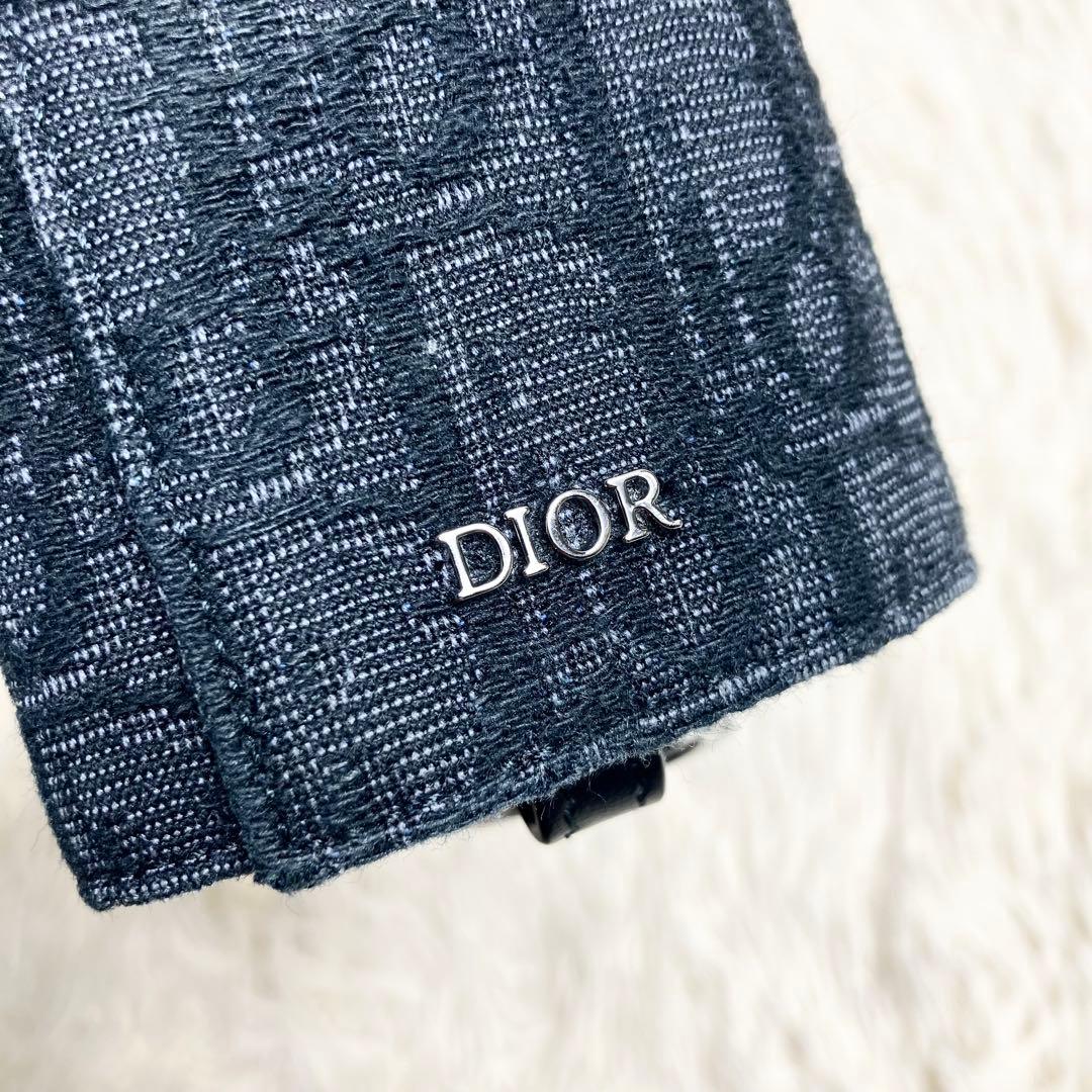 【極美品】 クリスチャンディオール キーケース オブリーク