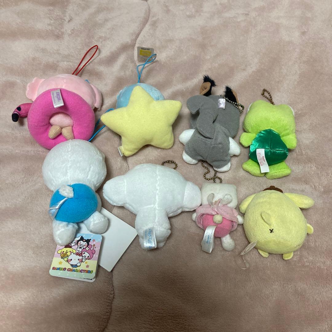 サンリオ　マスコット＆ぬいぐるみ　1976〜最近まで　34こ　中古　バラ売り不可