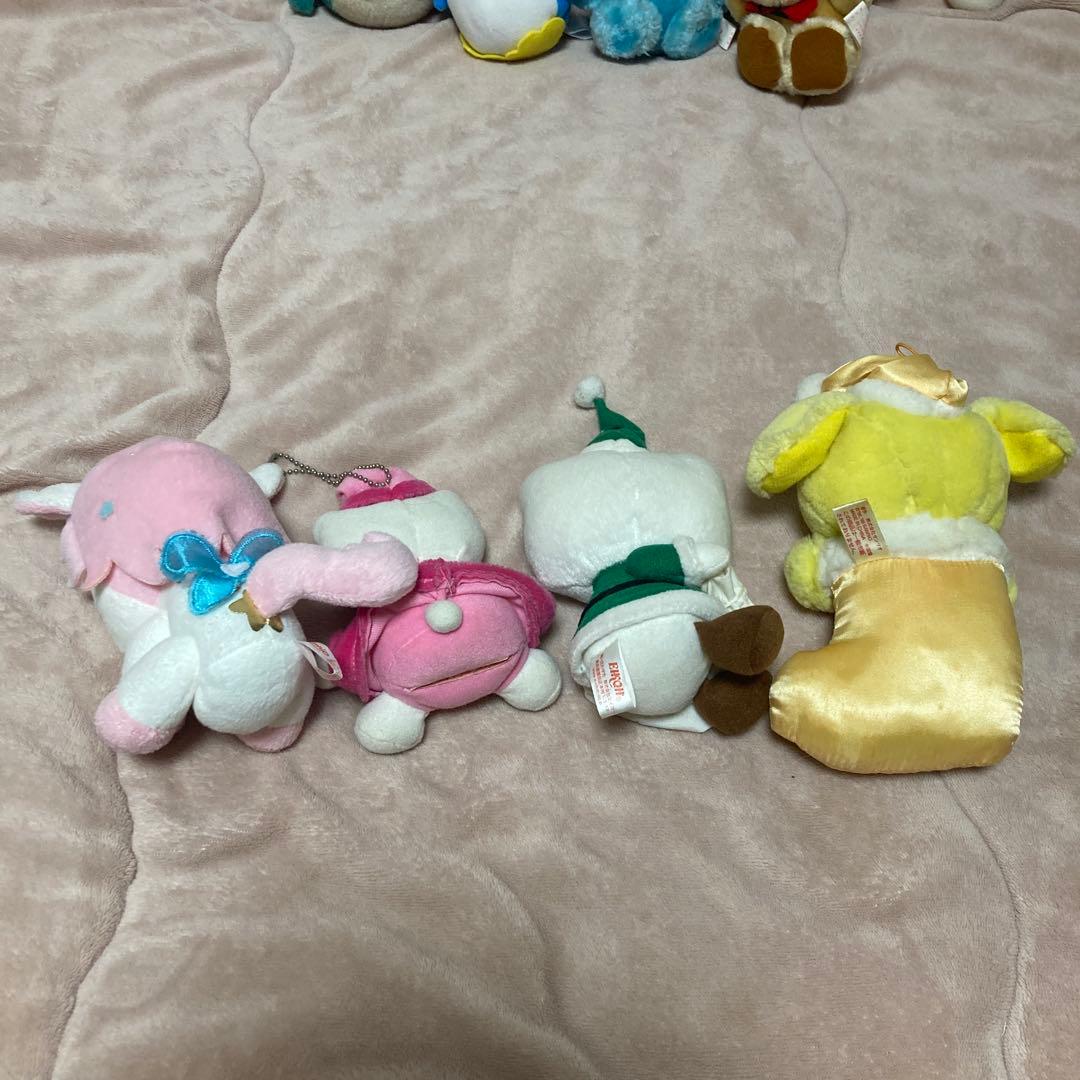 サンリオ　マスコット＆ぬいぐるみ　1976〜最近まで　34こ　中古　バラ売り不可