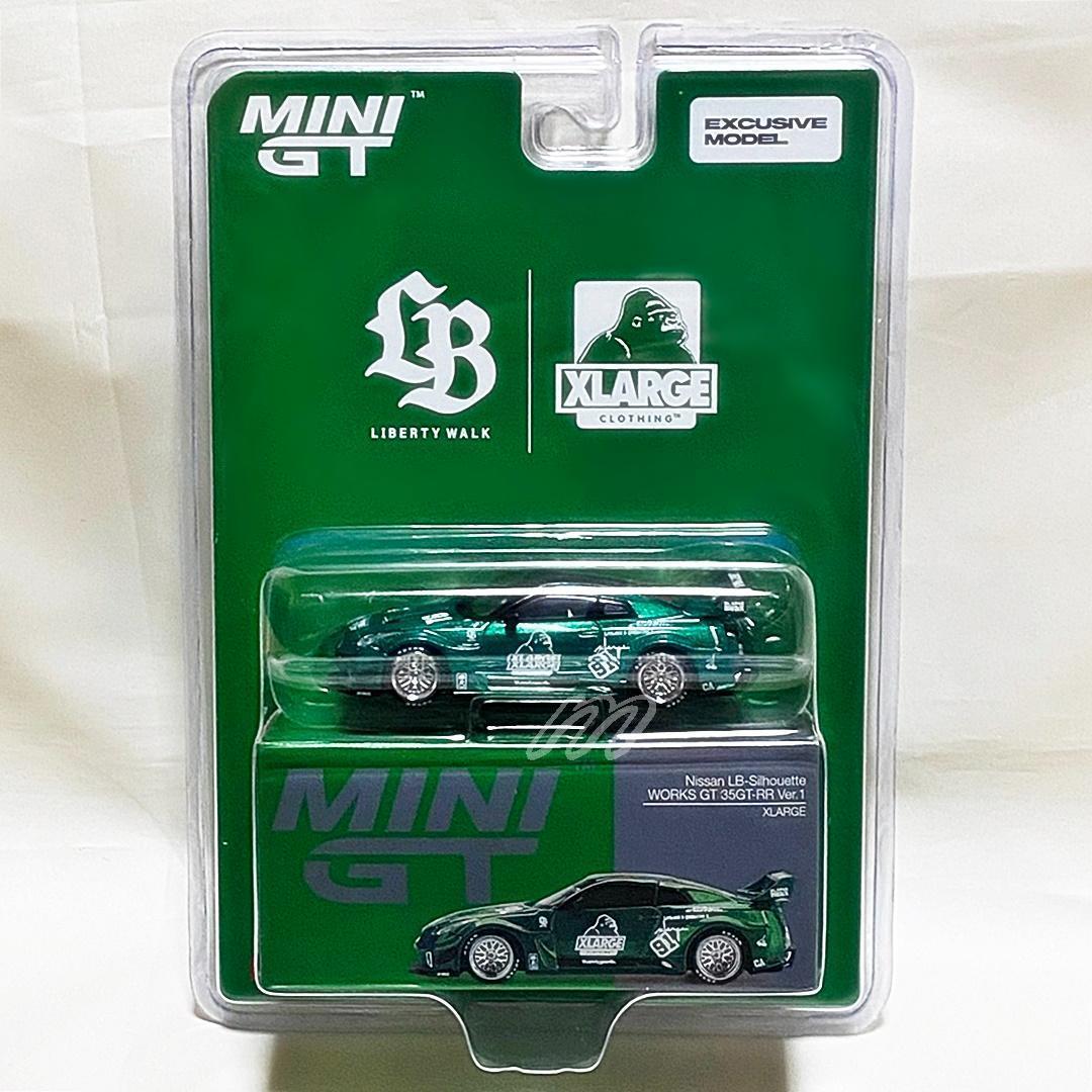 MINIGT LBWK × XLARGE GT NISSAN 35GT グリーン