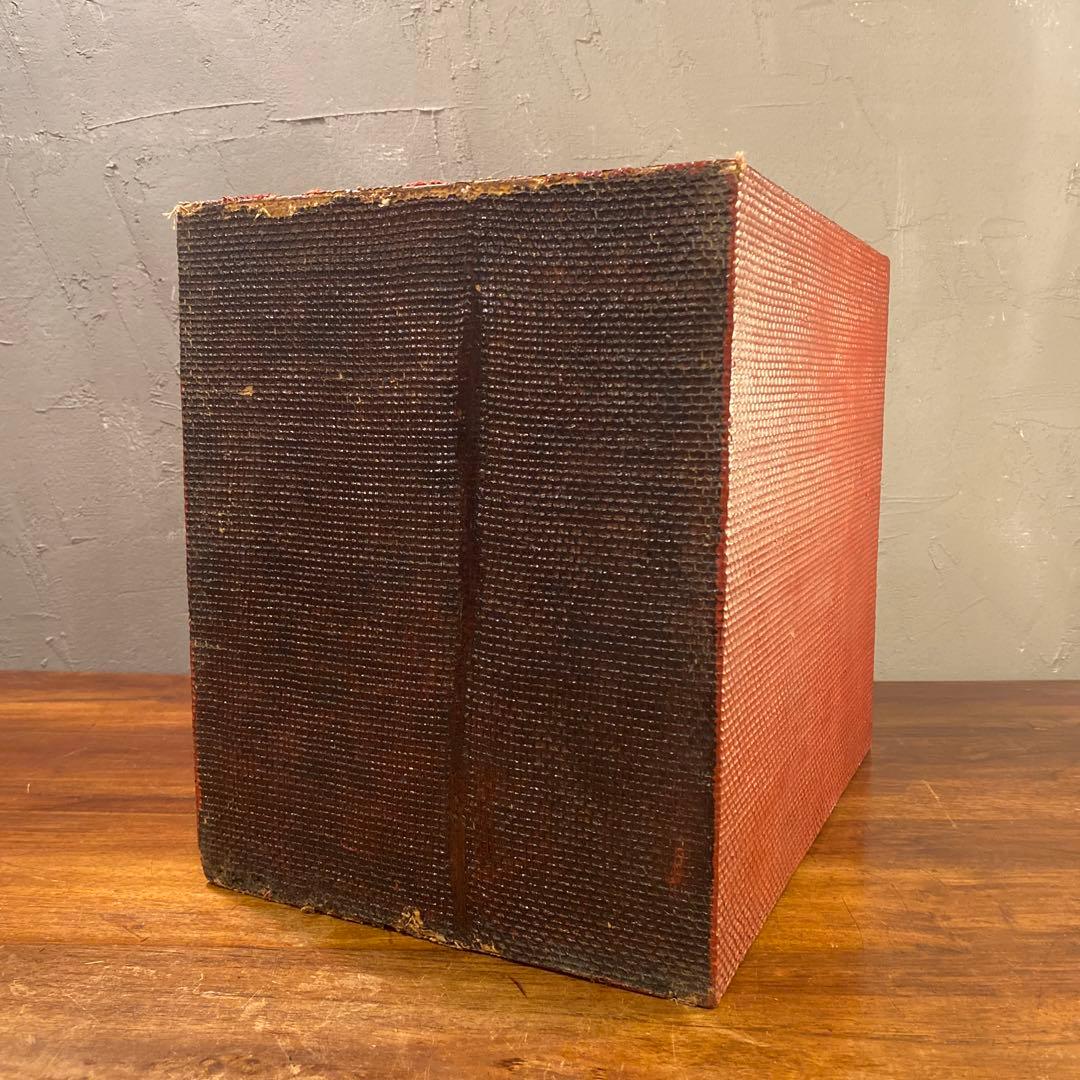 稀少 時代物 三段小引き出し 漆塗り 骨董品 古家具 古民家 蔵出し