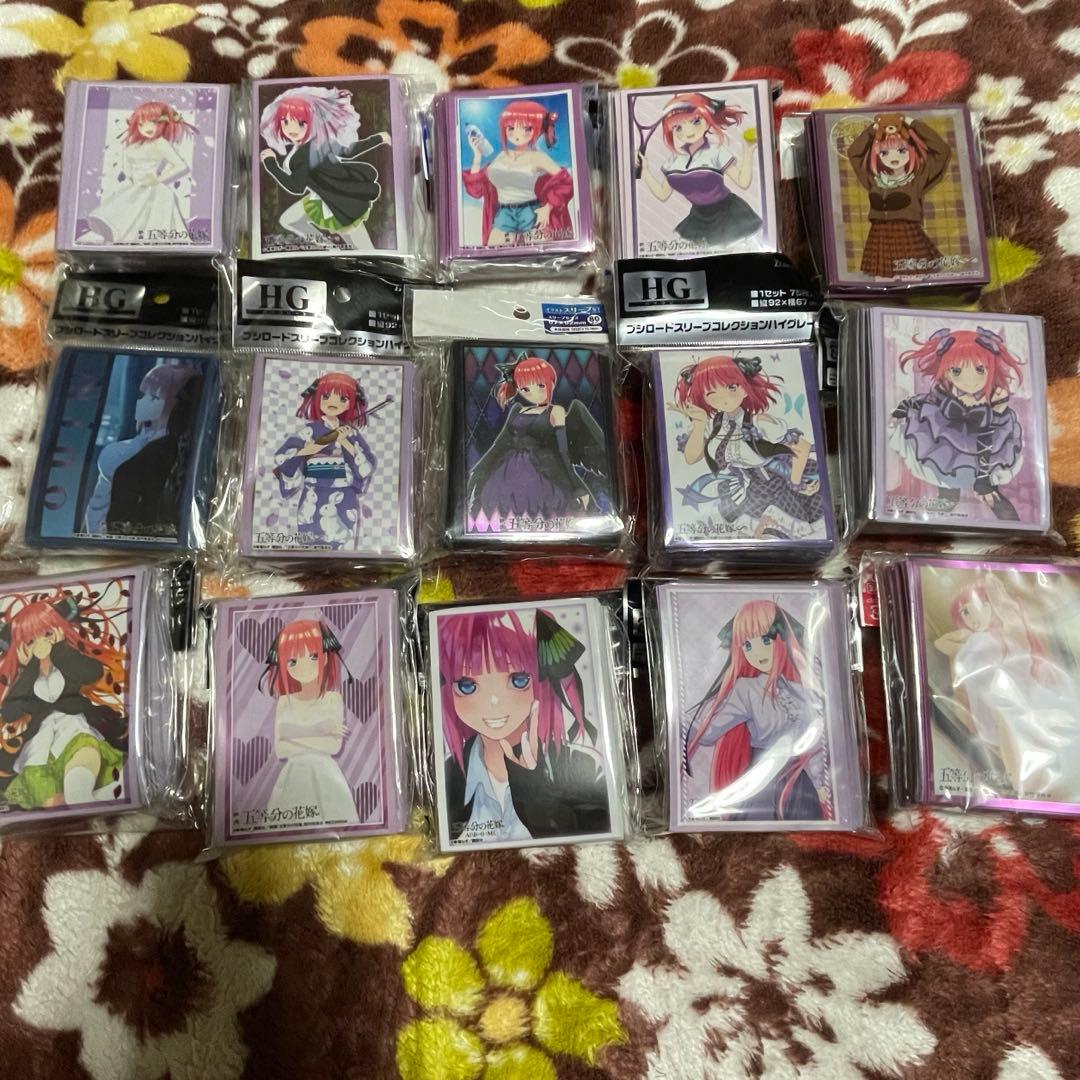 五等分の花嫁　スリーブコレクション　スリーブ　中野二乃