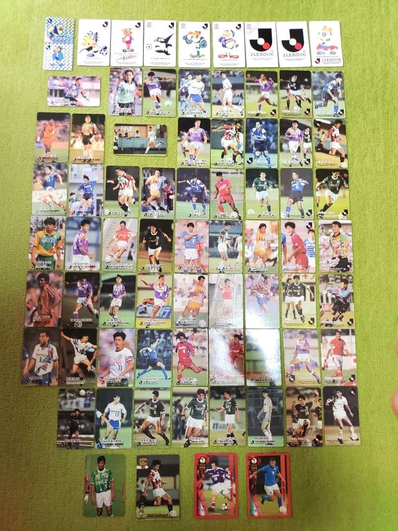 [匿名発送]　Jリーグカード　1992～1993年　74枚まとめ売り