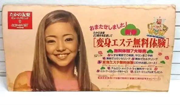 【激レア】安室奈美恵 非売品 広告　 電車窓上広告