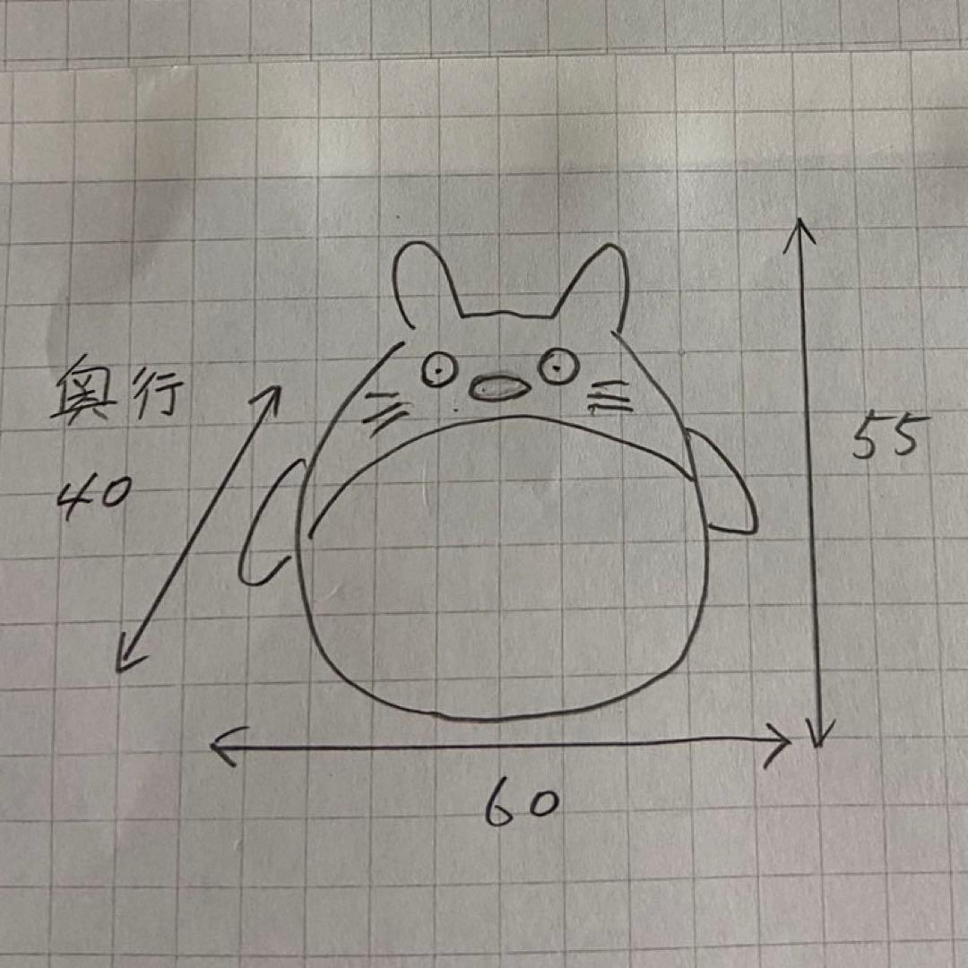 となりのトトロ　巨大ぬいぐるみ