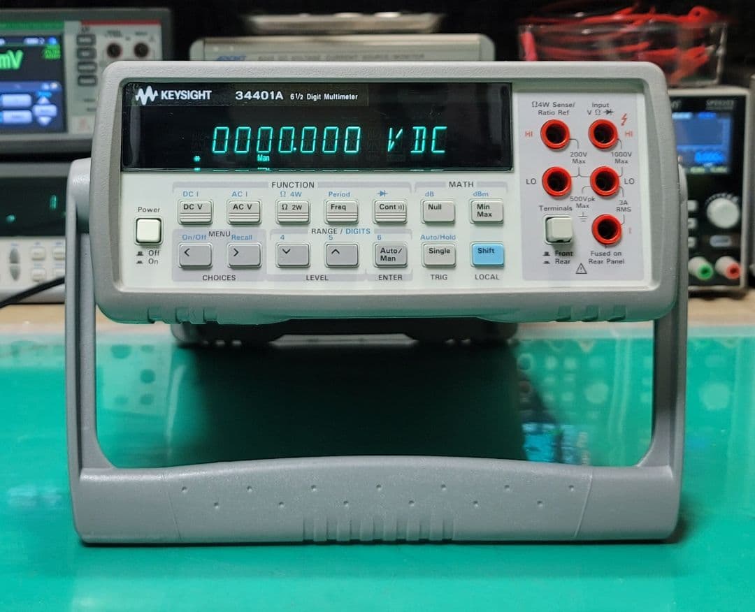 HP/Agilent 34401A 6.5桁 デジタルマルチメーター測定良好