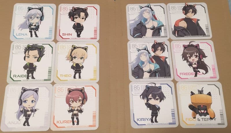 エイティシックス コースター コンプセット 特典 コラボカフェ本舗