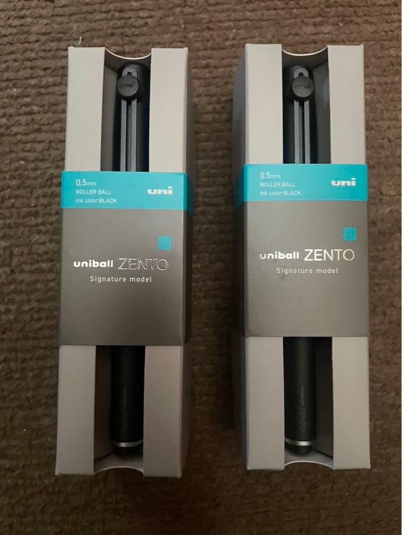 uniball ZENTO ユニボールゼント シグニチャーモデル ブラック2本