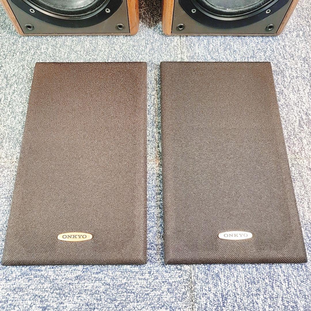 名機 ONKYO D-202A スピーカー 動作OK エッジ交換済 オンキョー