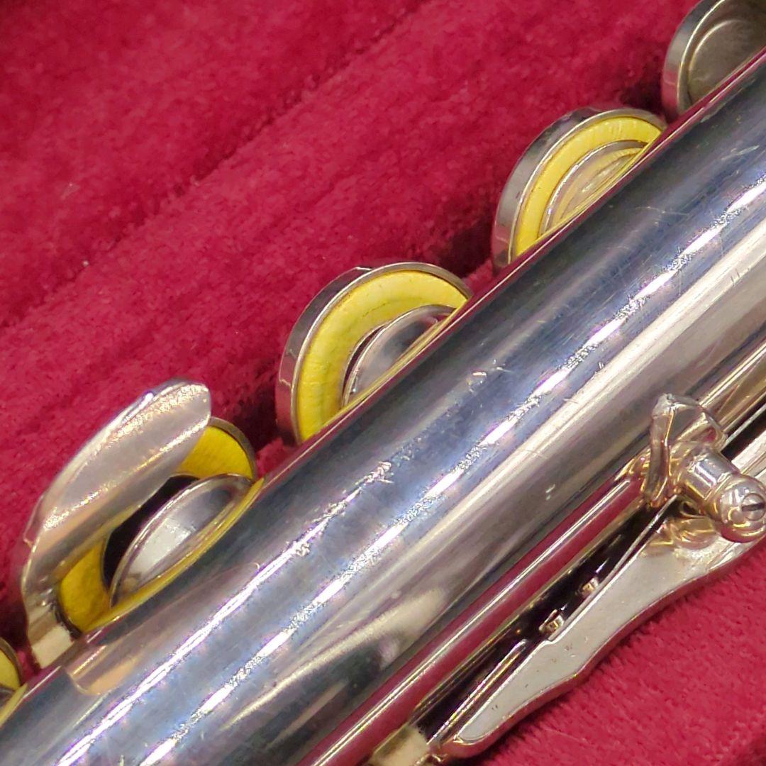 フルート　調整済　ヤマハYFL211S（Eメカ、銀メッキ仕様）