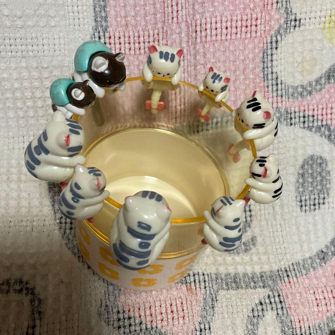 昭和レトロ　ヴィンテージ 猫　引っ掛けマスコット　 撮影＆確認のため開封した