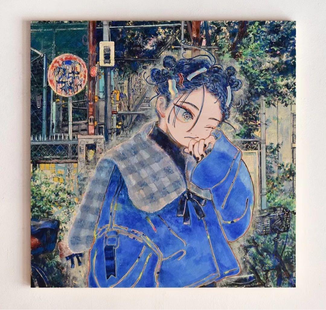 巻田はるか　unique 原画 一点もの　makita haruka