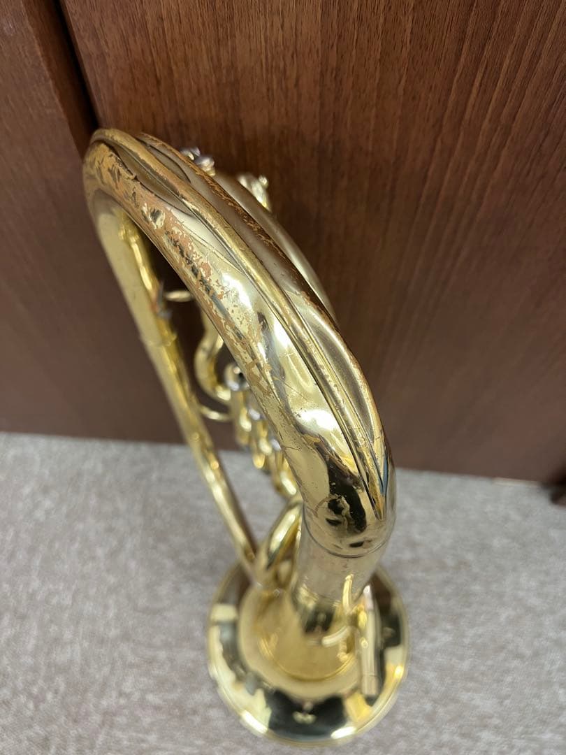 YAMAHA アルトホルン YAH-202 ラッカー仕上げ　現状品　ケース付き